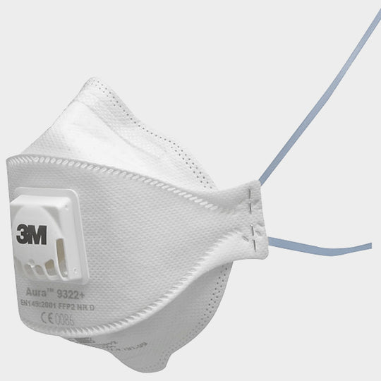 Aura FFP2 Respirator cu clapetă 3M 9322+ - 1 — stenso.ro Aura FFP2 Respirator cu clapetă 3M 9322+ - 1
