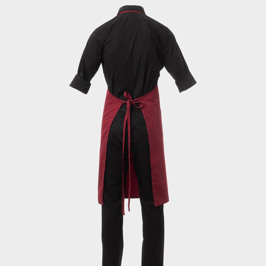 Șorț cu pieptar PAYPER BOUTIQUE BORDEAUX - 2 — stenso.ro Șorț cu pieptar PAYPER BOUTIQUE BORDEAUX - 2
