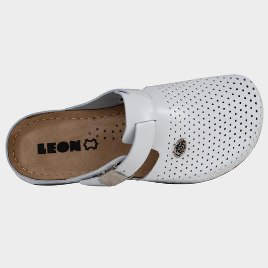 Saboți de dame LEON LADY WHITE - 2 — stenso.ro Saboți de dame LEON LADY WHITE - 2