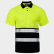High visibility polo t-shirt PRISMA HV YELLOW/BLACK - 1 — stenso.ro High visibility polo t-shirt PRISMA HV YELLOW/BLACK - 1