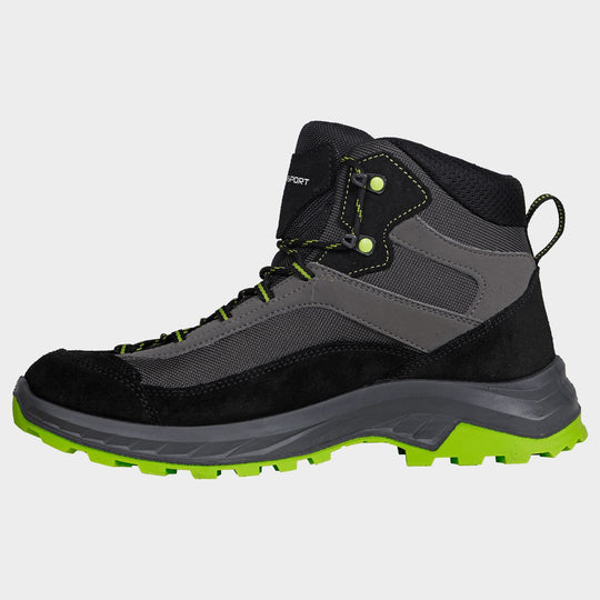 Παπούτσια πεζοπορείας GARSPORT AVERAU MID BLACK/LIME - 2 — stenso.ro Παπούτσια πεζοπορείας GARSPORT AVERAU MID BLACK/LIME - 2