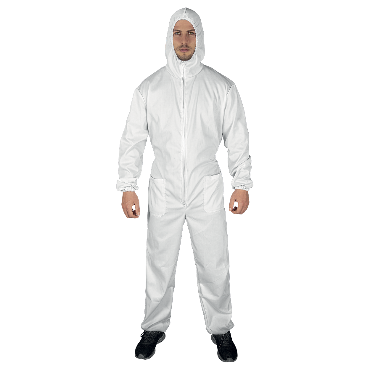 Гащеризон с качулка EASY COVER WHITE — stenso.ro Гащеризон с качулка EASY COVER WHITE