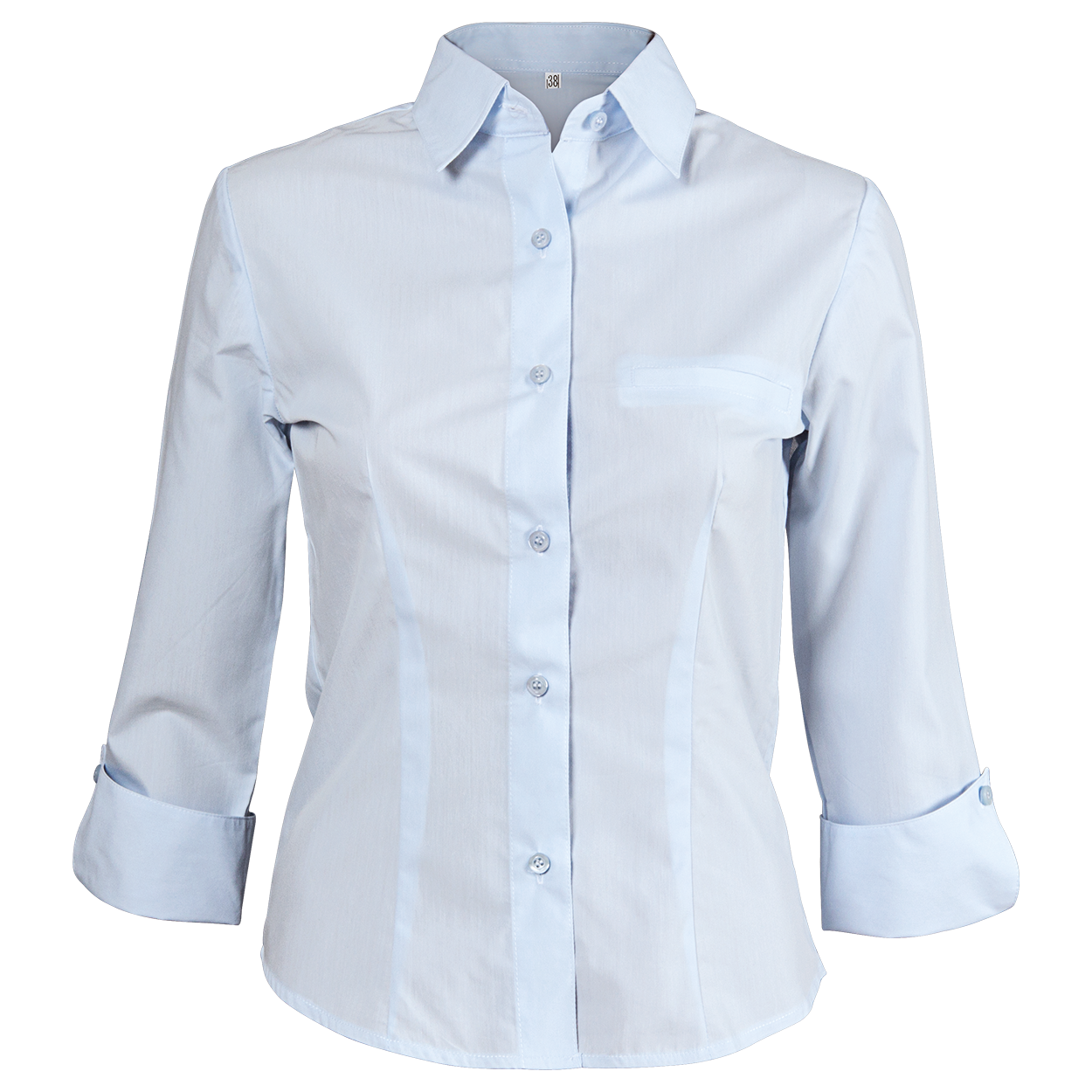 Γυναικείο πουκάμισο με μανίκια 3/4 CAMISA BLUE — stenso.ro Γυναικείο πουκάμισο με μανίκια 3/4 CAMISA BLUE