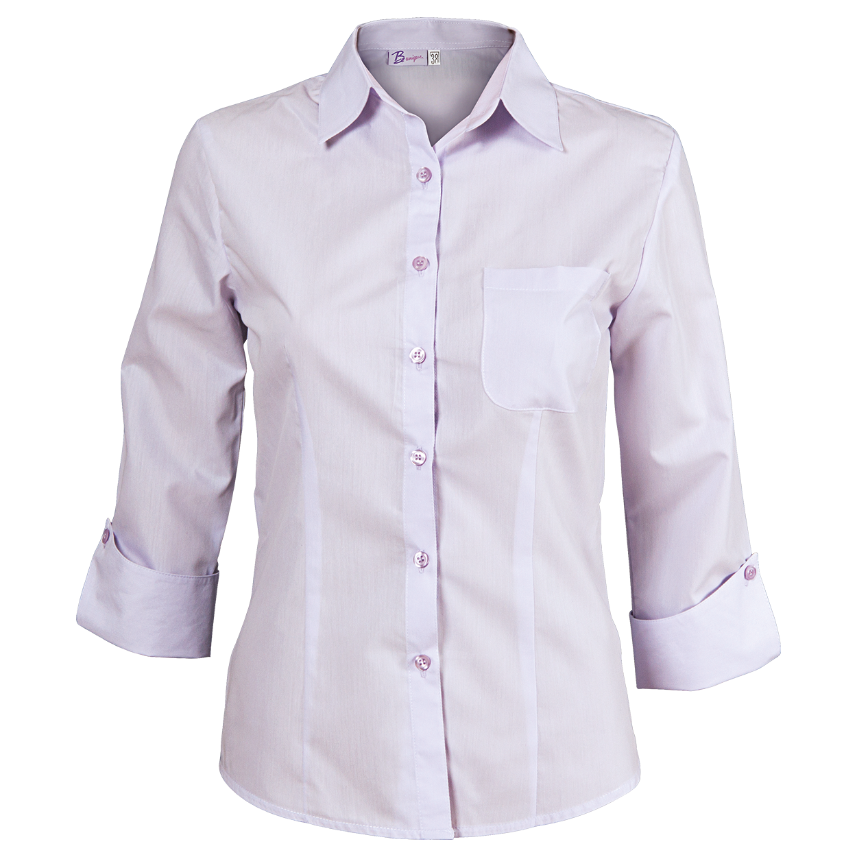 Γυναικείο πουκάμισο με μανίκια 3/4 CAMISA LIGHT PURPLE — stenso.ro Γυναικείο πουκάμισο με μανίκια 3/4 CAMISA LIGHT PURPLE
