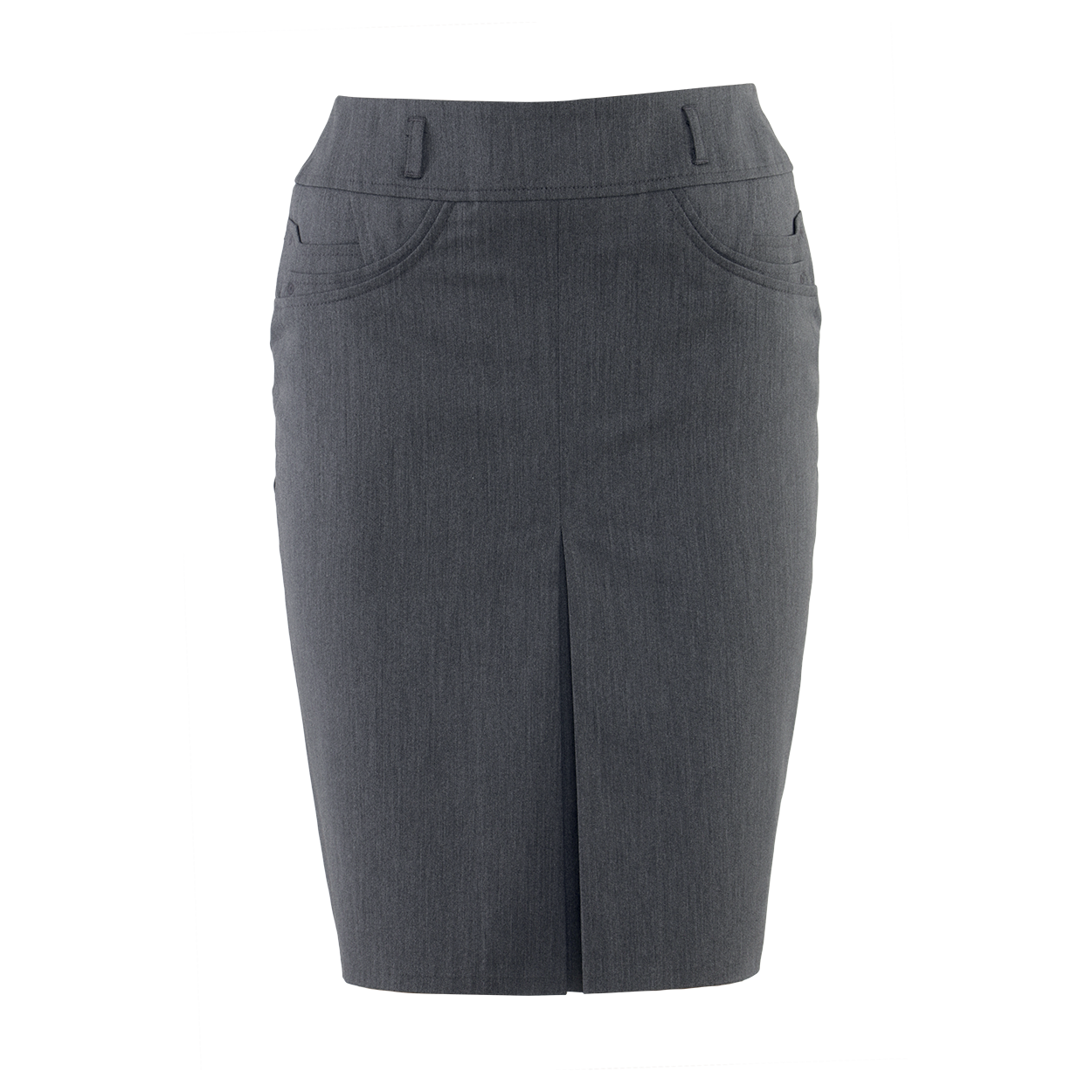Γυναικεία ψηλόμεση φούστα ANJELA LIGHT GREY — stenso.ro Γυναικεία ψηλόμεση φούστα ANJELA LIGHT GREY