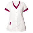 Дамска медицинска туника ALEGRA WHITE/BORDEAUX — stenso.ro Дамска медицинска туника ALEGRA WHITE/BORDEAUX