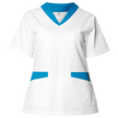 Дамска медицинска туника FABIANA WHITE/BLUE — stenso.ro Дамска медицинска туника FABIANA WHITE/BLUE