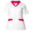 Γυναικεία Ιατρική Μπλούζα άσπρο FABIANA WHITE/DARK PINK — stenso.ro Γυναικεία Ιατρική Μπλούζα άσπρο FABIANA WHITE/DARK PINK