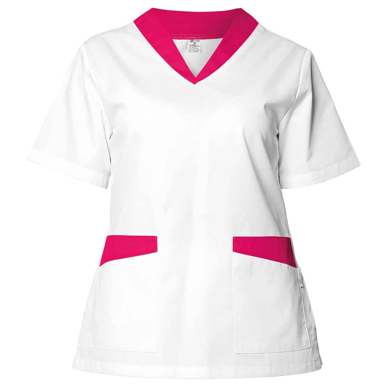 Γυναικεία Ιατρική Μπλούζα άσπρο FABIANA WHITE/DARK PINK — stenso.ro Γυναικεία Ιατρική Μπλούζα άσπρο FABIANA WHITE/DARK PINK