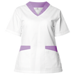 Дамска медицинска туника FABIANA WHITE/PURPLE — stenso.ro Дамска медицинска туника FABIANA WHITE/PURPLE