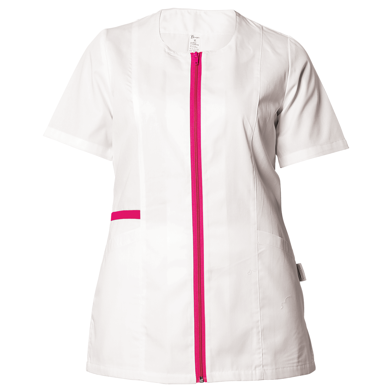 Γυναικεία Ιατρική Μπλούζα άσπρο ZAIRA WHITE/DARK PINK — stenso.ro Γυναικεία Ιατρική Μπλούζα άσπρο ZAIRA WHITE/DARK PINK