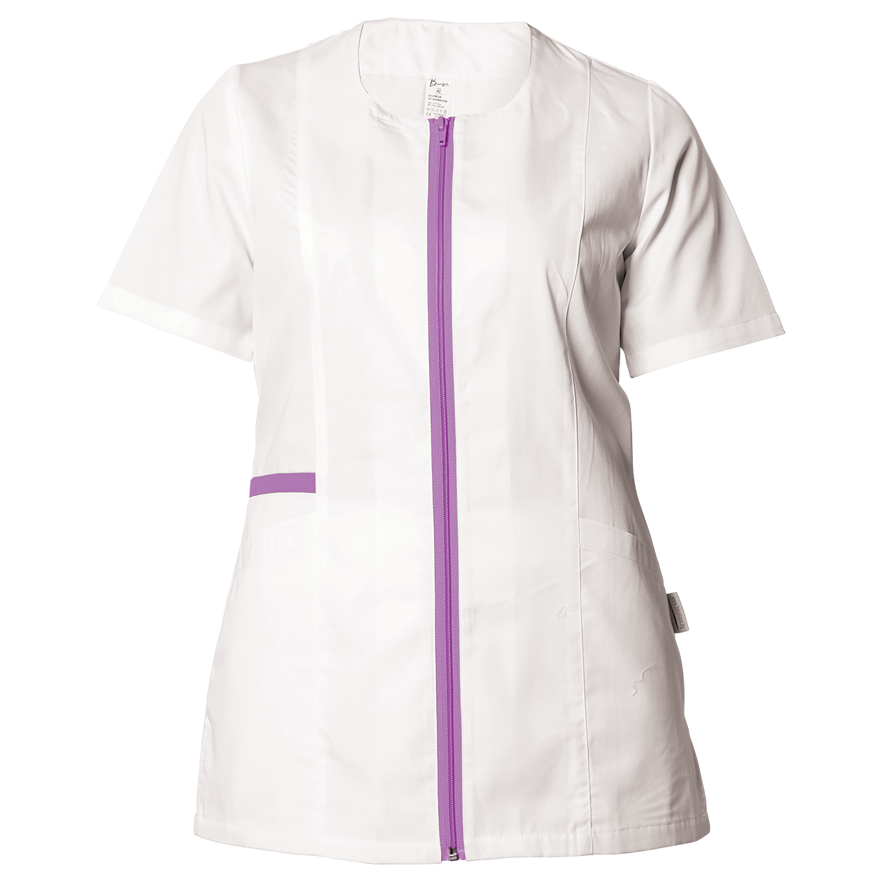 Tunică medicală pentru femei ZAIRA ALB/VIOLET — stenso.ro Tunică medicală pentru femei ZAIRA ALB/VIOLET