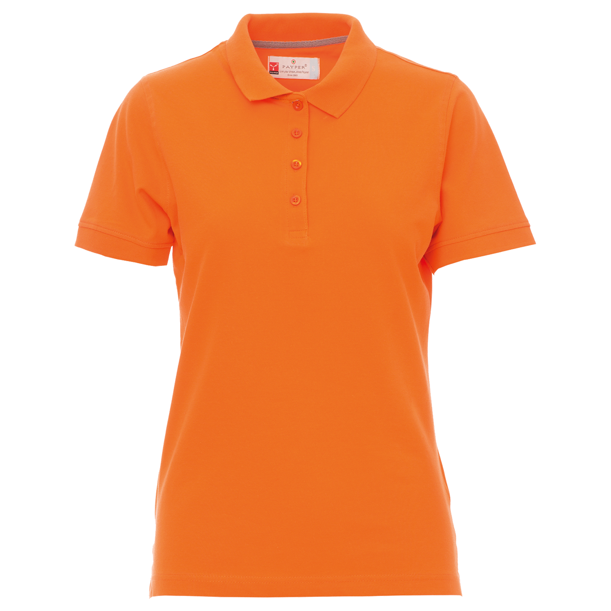 Lady's polo t-shirt PAYPER VENICE ORANGE — stenso.ro Lady's polo t-shirt PAYPER VENICE ORANGE