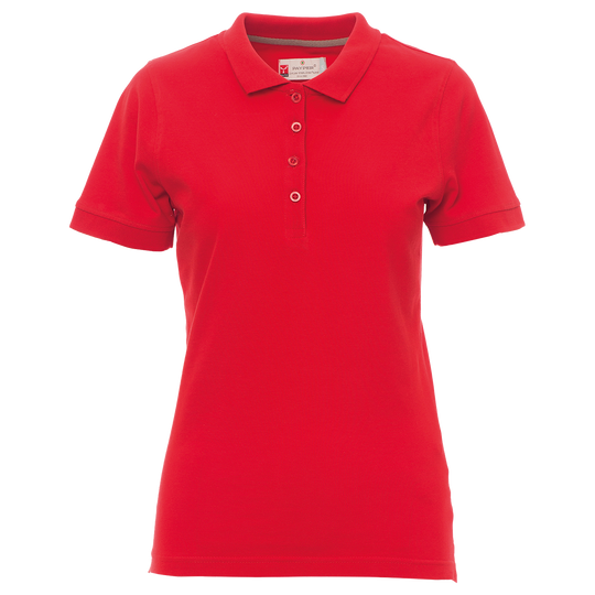 Дамска тениска с яка PAYPER VENICE RED — stenso.ro Дамска тениска с яка PAYPER VENICE RED
