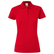 Tricou dama cu guler VELILLA ROȘU - 1 — stenso.ro Tricou dama cu guler VELILLA ROȘU - 1