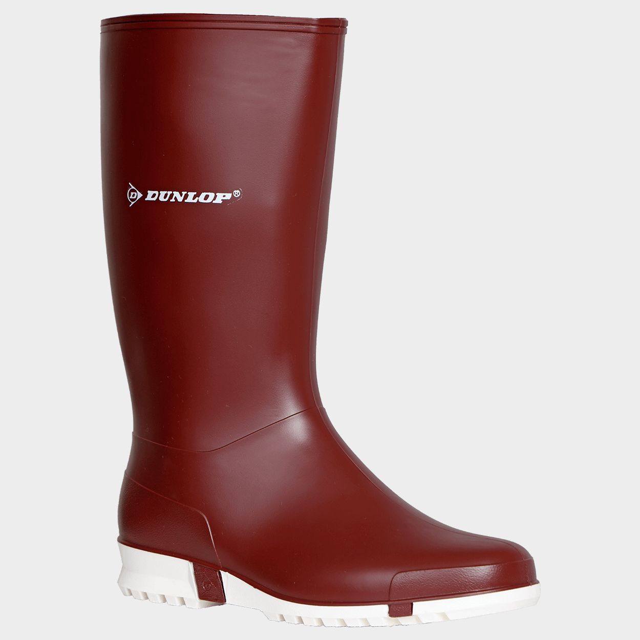 Lady's rubber boots Dunlop Sport BURGUNDY/WHITE - 5 — stenso.ro Lady's rubber boots Dunlop Sport BURGUNDY/WHITE - 5