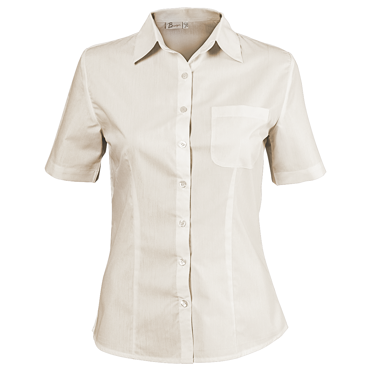 Γυναικείο κοντομάνικο πουκάμισο CAMISA CHAMPAGNE — stenso.ro Γυναικείο κοντομάνικο πουκάμισο CAMISA CHAMPAGNE