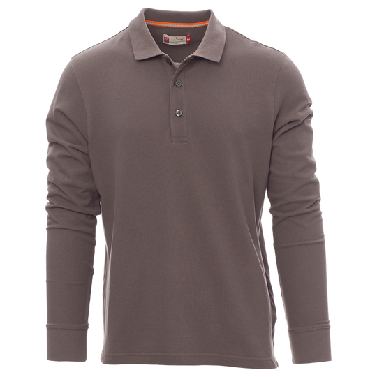 Μακρυμάνικο μπλουζάκι πόλο PAYPER FLORENCE DARK GREY — stenso.ro Μακρυμάνικο μπλουζάκι πόλο PAYPER FLORENCE DARK GREY