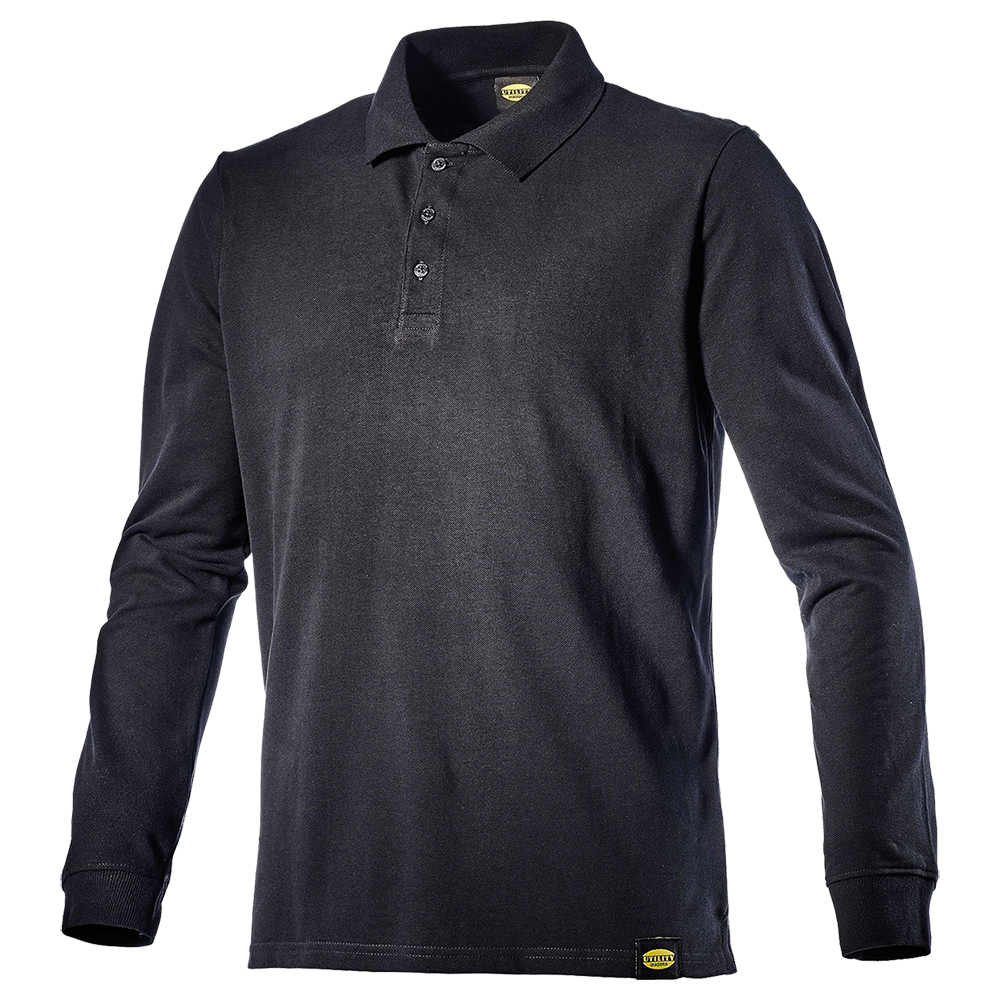 Long sleeve polo t-shirt POLO ML ATLANTIS II BLACK — stenso.ro Long sleeve polo t-shirt POLO ML ATLANTIS II BLACK