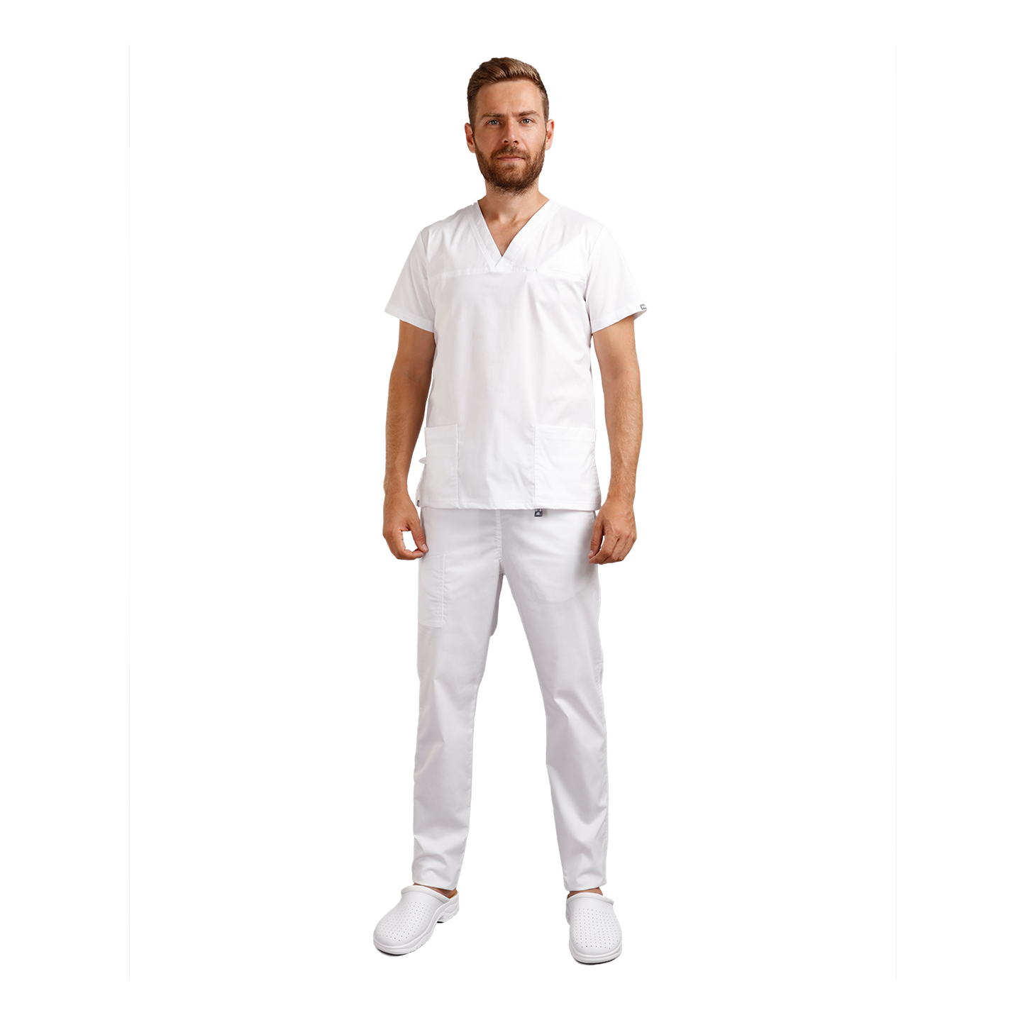 Pantaloni medicali TONY ALB - 11 — stenso.ro Pantaloni medicali TONY ALB - 11