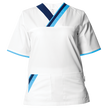 Медицинска туника MARCEL WHITE/BLUE - 1 — stenso.ro Медицинска туника MARCEL WHITE/BLUE - 1