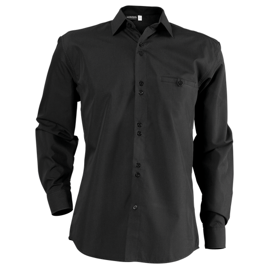 Men's long sleeve shirt ELEGANCE BLACK — stenso.ro Men's long sleeve shirt ELEGANCE BLACK