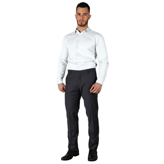 Men's long sleeve shirt MARON WHITE — stenso.ro Men's long sleeve shirt MARON WHITE