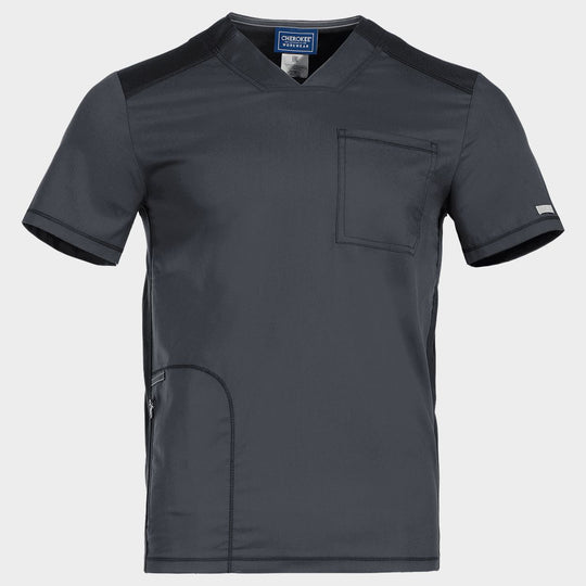 Tunică medicală de bărbat CHEROKEE V-NECK GRI WWE603 - 1 — stenso.ro Tunică medicală de bărbat CHEROKEE V-NECK GRI WWE603 - 1