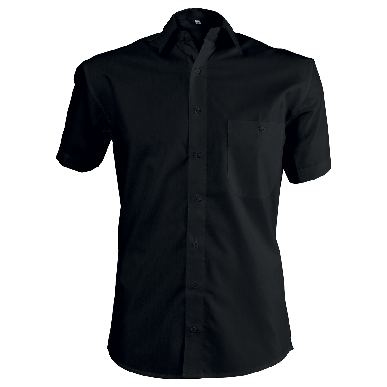 Men's short sleeve shirt CAMISA BLACK — stenso.ro Men's short sleeve shirt CAMISA BLACK