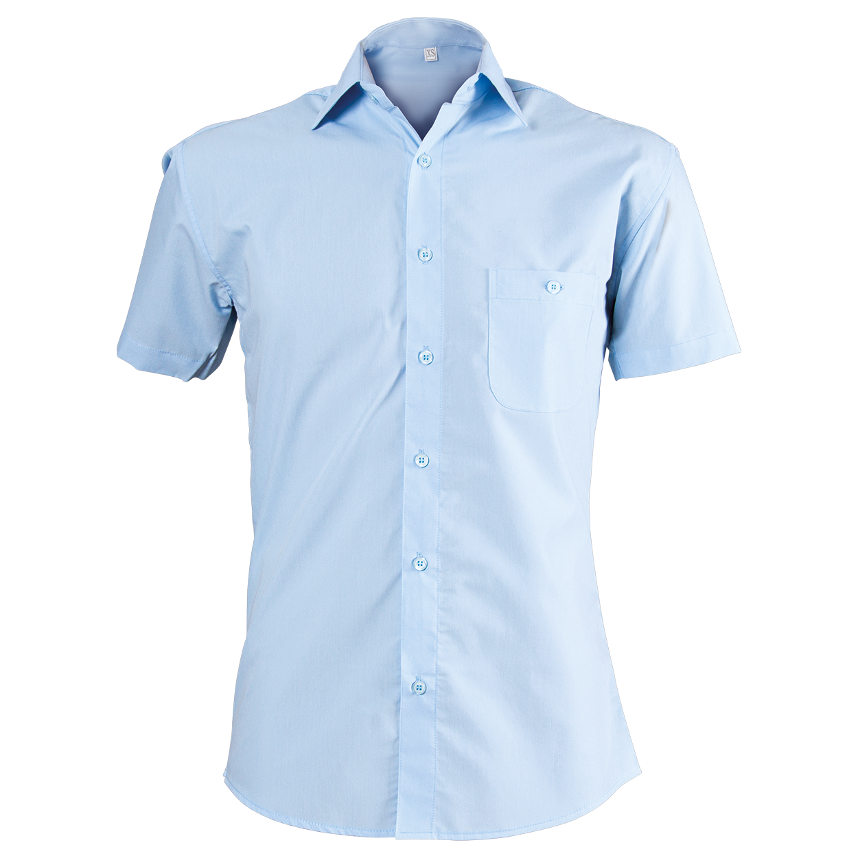 Men's short sleeve shirt CAMISA LIGHT BLUE — stenso.ro Men's short sleeve shirt CAMISA LIGHT BLUE
