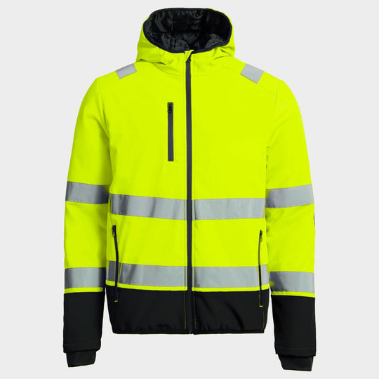 Jachetă de lucru căptușită REEF PAD HV SOFTSHELL YELLOW - 1 — stenso.ro Jachetă de lucru căptușită REEF PAD HV SOFTSHELL YELLOW - 1