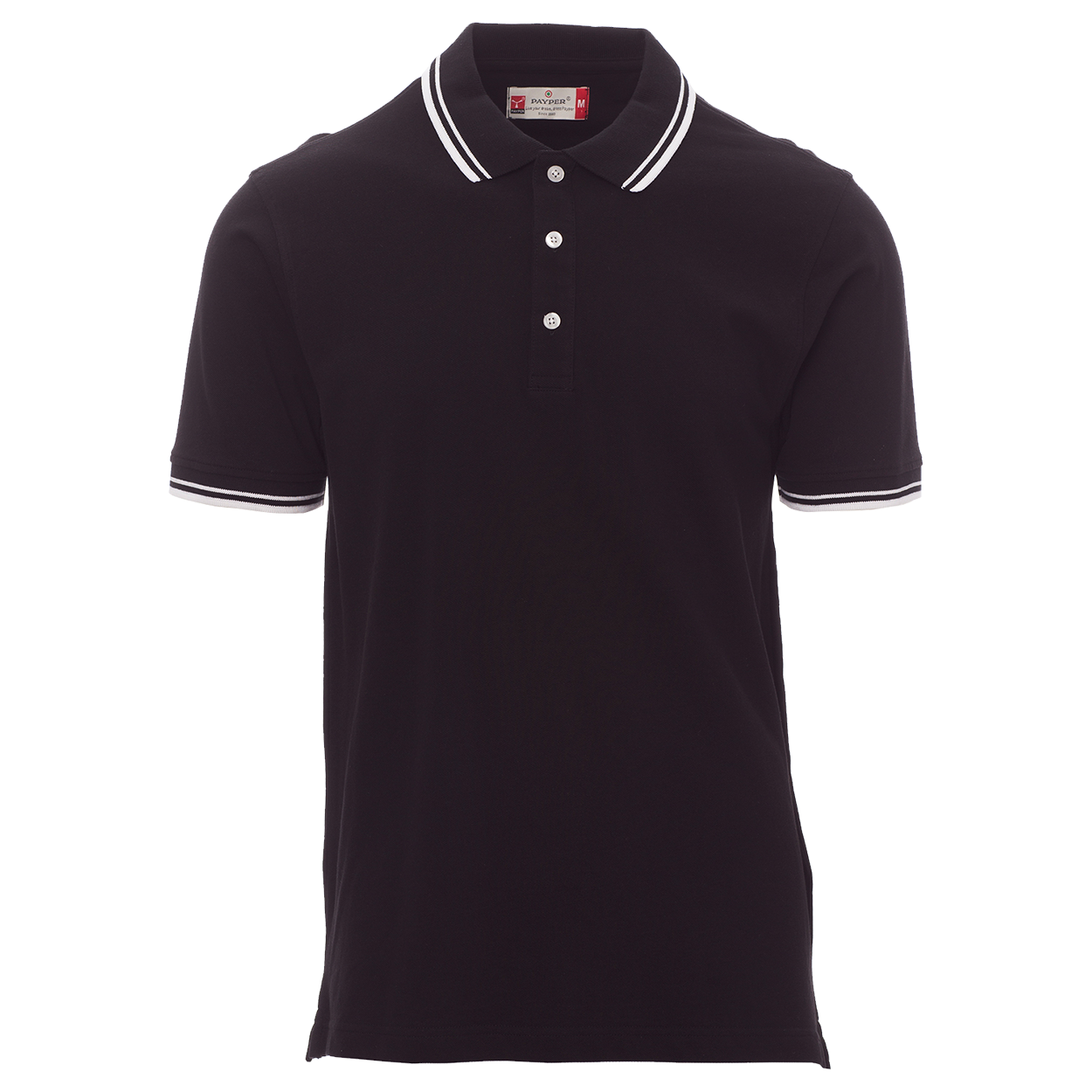 Тениска с яка PAYPER SKIPPER BLACK — stenso.ro Тениска с яка PAYPER SKIPPER BLACK