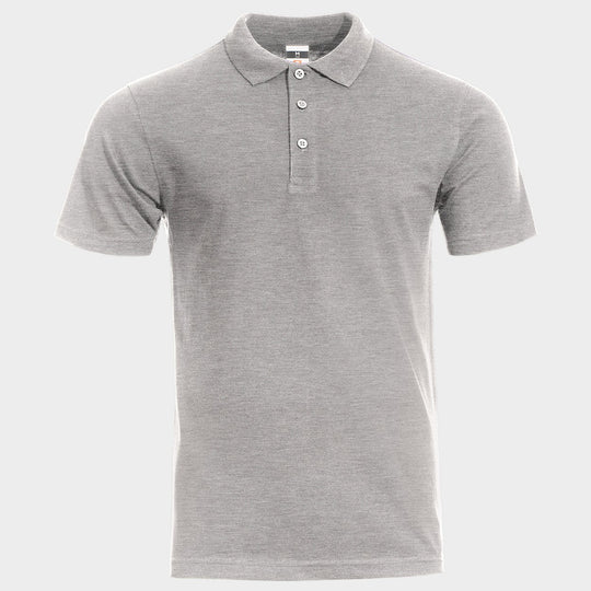 Tricou polo STENSO NAOS GRAY MELANGE - 1 — stenso.ro Tricou polo STENSO NAOS GRAY MELANGE - 1
