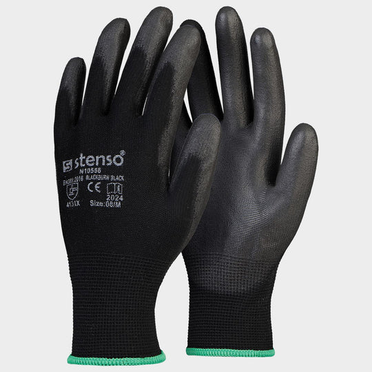 Polyurethane dipped gloves BUNTING BLACK - 1 — stenso.ro Polyurethane dipped gloves BUNTING BLACK - 1