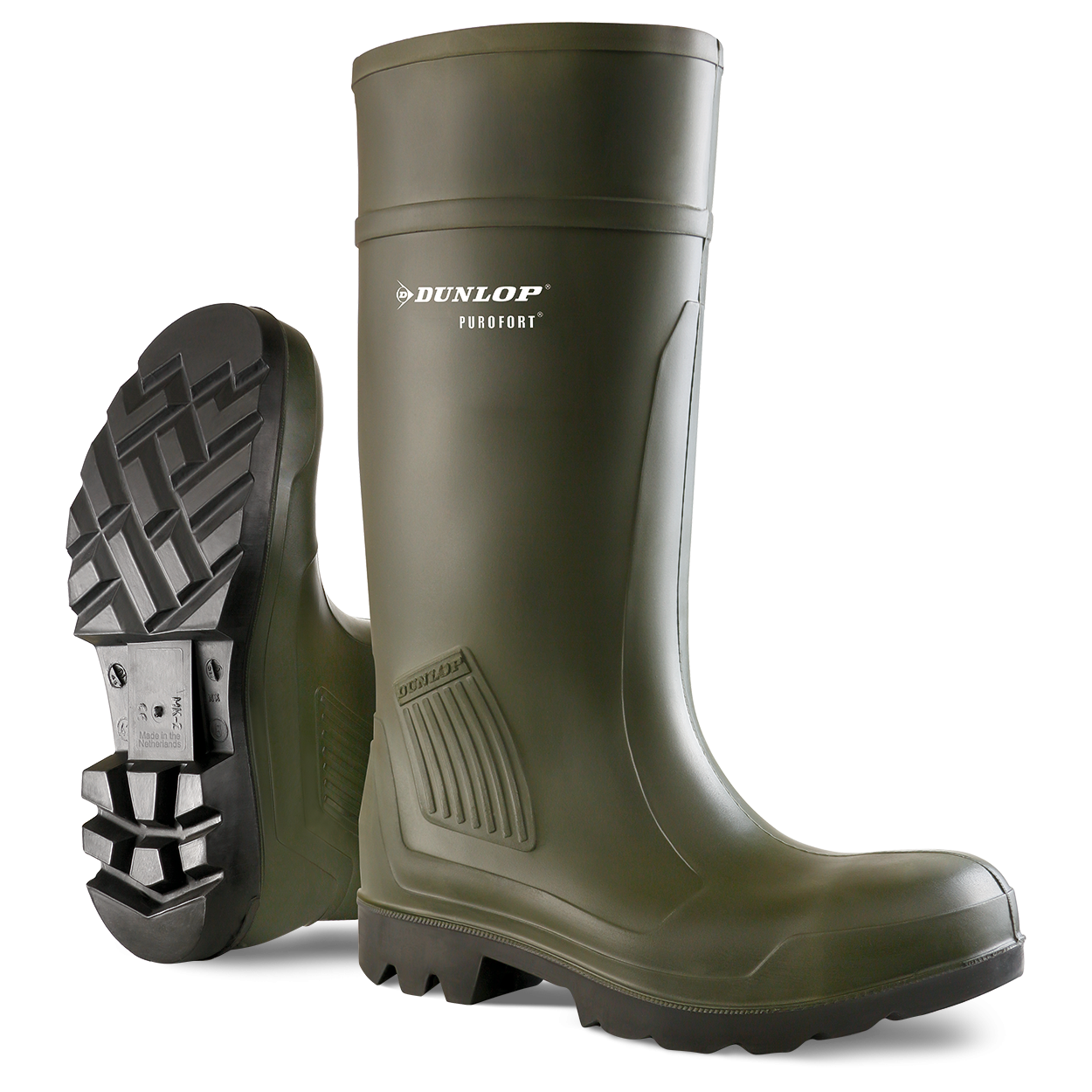 DUNLOP PUROFORT PROFESSIONAL 04 FO CI SRA Ботуши зелени/черни D460933 — stenso.ro DUNLOP PUROFORT PROFESSIONAL 04 FO CI SRA Ботуши зелени/черни D460933