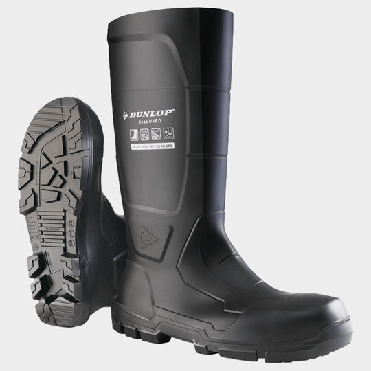 Ghete de protecție DUNLOP JOBGUARD S5 NEGRE - 2 — stenso.ro Ghete de protecție DUNLOP JOBGUARD S5 NEGRE - 2