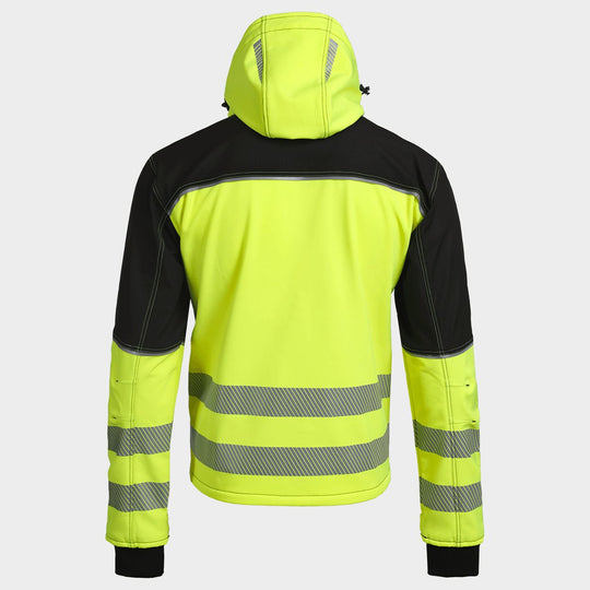 Jachetă softshell PRISMA 2.0 HV YELLOW/BLACK - 2 — stenso.ro Jachetă softshell PRISMA 2.0 HV YELLOW/BLACK - 2