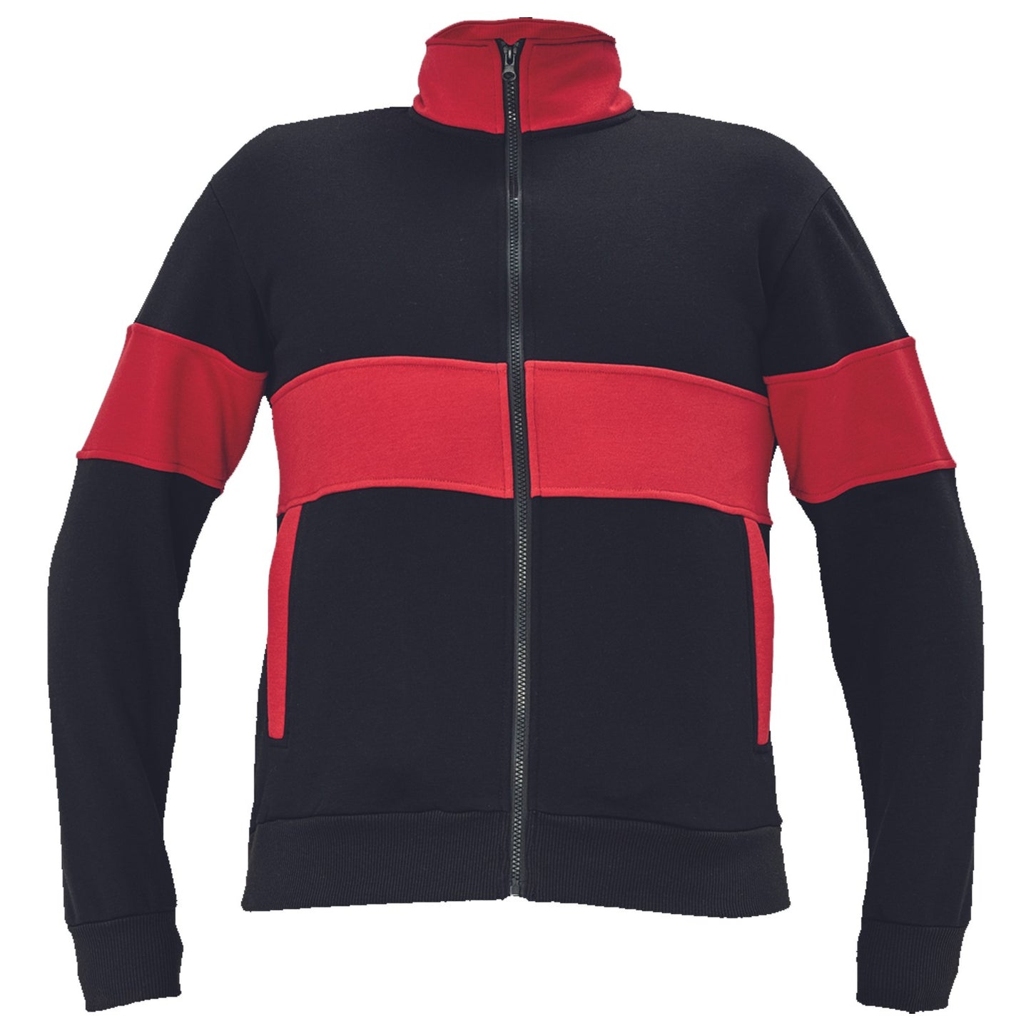 Суитшърт MAX BLACK/RED — stenso.ro Суитшърт MAX BLACK/RED