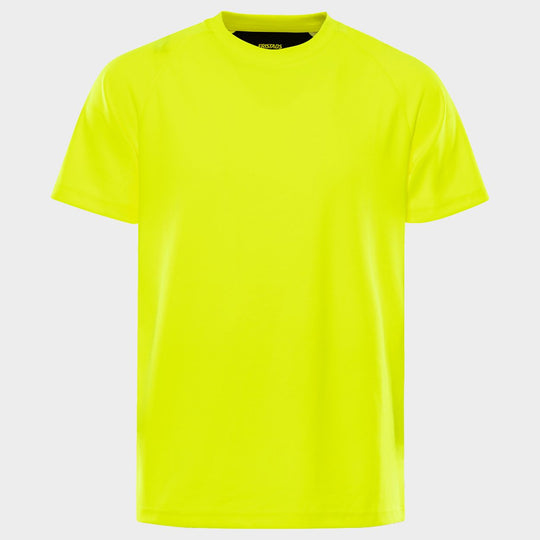T-shirt FRISTADS FUNCTIONAL HV YELLOW - 1 — stenso.ro T-shirt FRISTADS FUNCTIONAL HV YELLOW - 1