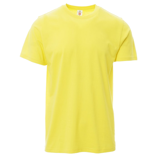 T-shirt PAYPER PRINT YELLOW — stenso.ro T-shirt PAYPER PRINT YELLOW
