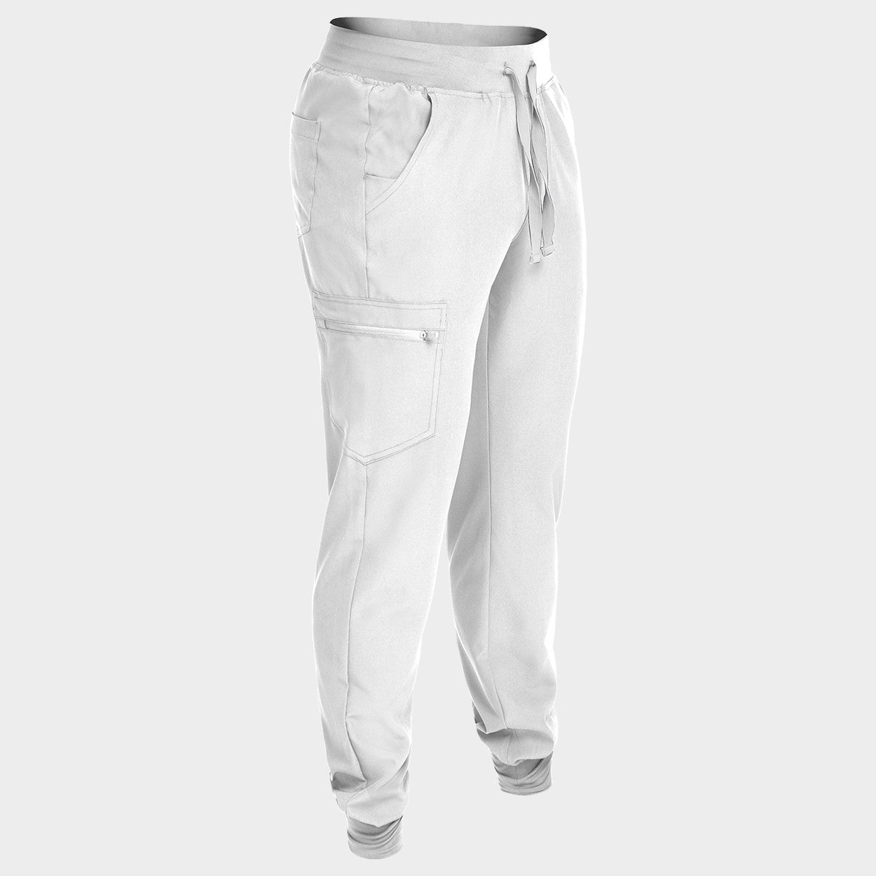 Pantaloni NOBBY ALB - 4 — stenso.ro Pantaloni NOBBY ALB - 4