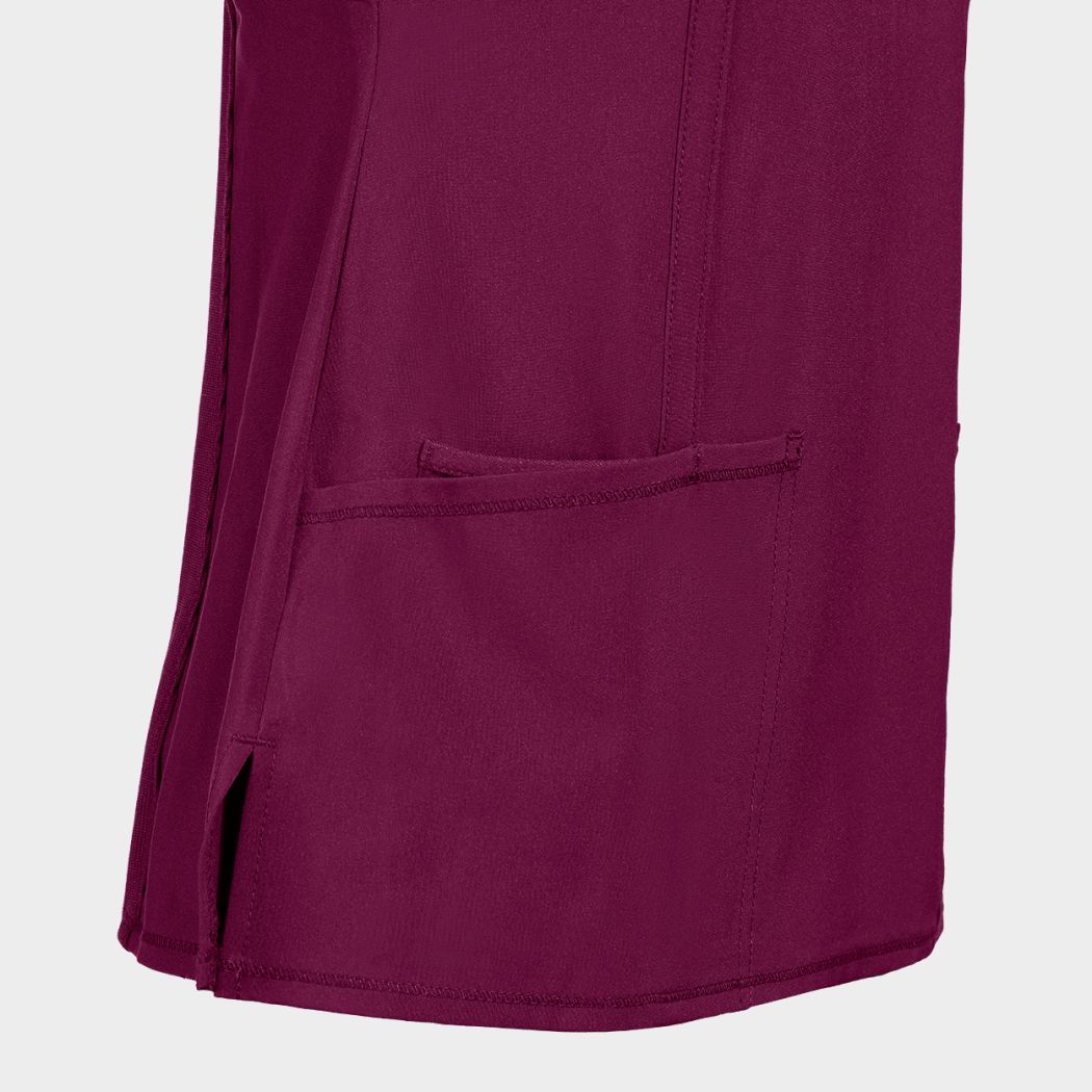 Women's medical tunic CHEROKEE ROUD BORDEAUX CKE2624A - 6 — stenso.ro Women's medical tunic CHEROKEE ROUD BORDEAUX CKE2624A - 6