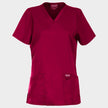 Tunică medicală de damă CHEROKEE V-NECK VIȘINIU WWE620 - 1 — stenso.ro Tunică medicală de damă CHEROKEE V-NECK VIȘINIU WWE620 - 1