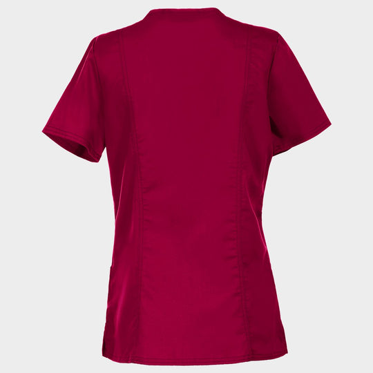 Tunică medicală de damă CHEROKEE V-NECK VIȘINIU WWE620 - 2 — stenso.ro Tunică medicală de damă CHEROKEE V-NECK VIȘINIU WWE620 - 2
