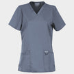 Tunică medicală de damă CHEROKEE V-NECK GRI WWE620 - 1 — stenso.ro Tunică medicală de damă CHEROKEE V-NECK GRI WWE620 - 1