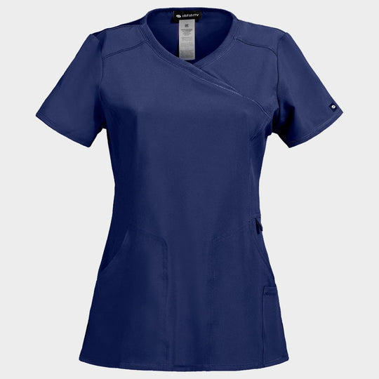 Дамска медицинска туника CHEROKEE WRAP DARK BLUE CKE2625A - 1 — stenso.ro Дамска медицинска туника CHEROKEE WRAP DARK BLUE CKE2625A - 1