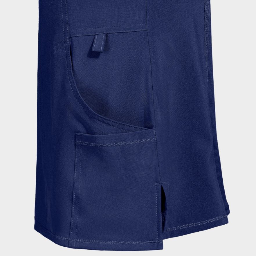 Women's medical tunic CHEROKEE WRAP DARK BLUE CKE2625A - 6 — stenso.ro Women's medical tunic CHEROKEE WRAP DARK BLUE CKE2625A - 6