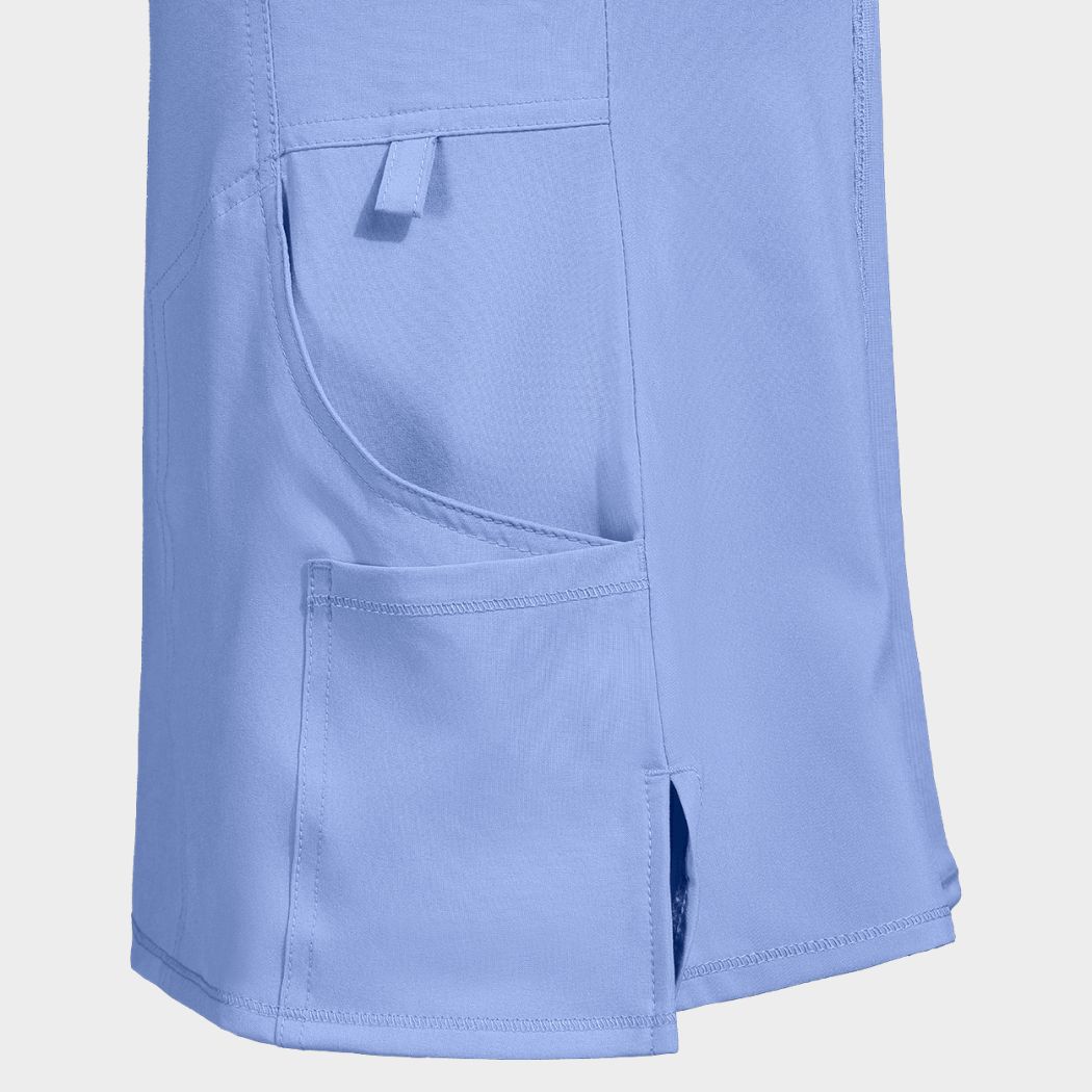 Women's medical tunic CHEROKEE WRAP LIGHT BLUE CKE2625A - 6 — stenso.ro Women's medical tunic CHEROKEE WRAP LIGHT BLUE CKE2625A - 6