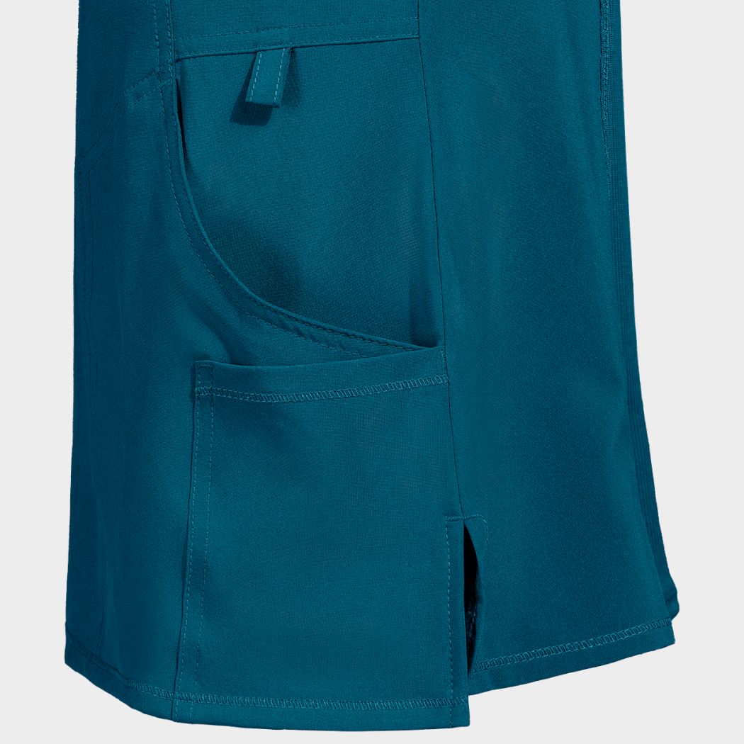 Women's medical tunic CHEROKEE WRAP PETROL CKE2625A - 6 — stenso.ro Women's medical tunic CHEROKEE WRAP PETROL CKE2625A - 6