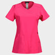 Women's medical tunic CHEROKEE WRAP PINK CKE2625A - 1 — stenso.ro Women's medical tunic CHEROKEE WRAP PINK CKE2625A - 1